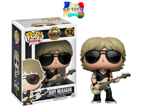 Guns N Roses Duff  Mackagan Funko Pop Musica Rock Rose Cf