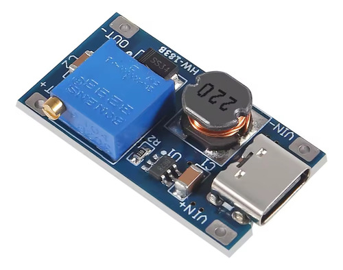 10 Módulos Elevador Mt3608 Dc-dc Usb-c 2a 28v Ajustable