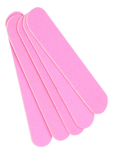 A Lima De Uñas Rosa De Doble Cara, 100 Unidades, Pulidora Y