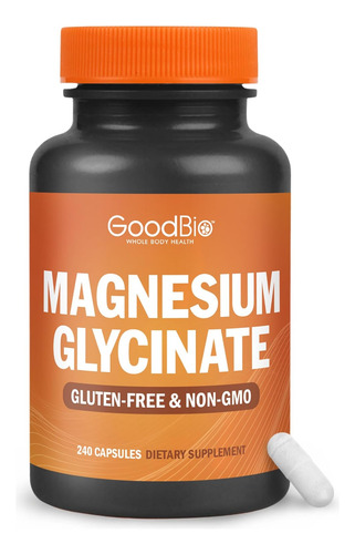 Glicinato De Magnesio 500 Mg Cápsulas - Magnesio De Alta ...