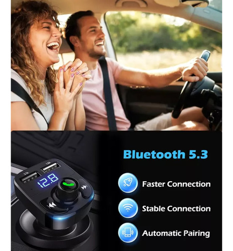 Applicable To Transmisor Radio Fm Bluetooth Mp3 Usb Tf Wam
