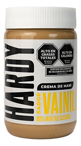 Crema De Mani Con Sabor Vainilla 380 Grs Hardy