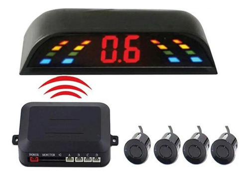 Kit De Sensor De Estacionamiento Led Inalámbrico For