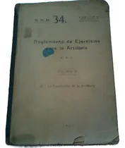 Comprar Reglamento De Ejercicios Para Artilleria Ejercito Argentino