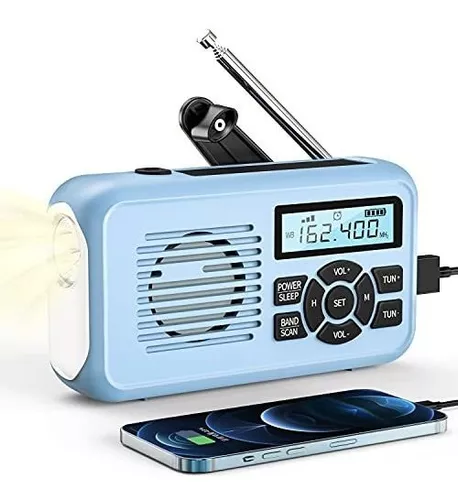 Radio portátil AM/FM con parlante incorporado - CR-203-BLK - MaxiTec