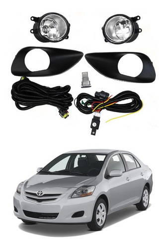 Kit Faro Auxiliar Yaris Sedan 2006 2007 2008 2009 2010 2011