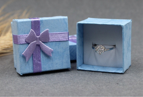 Imagen 2 de 5 de Set 24 Cajas De Regalo Para Joyas 4x4cm