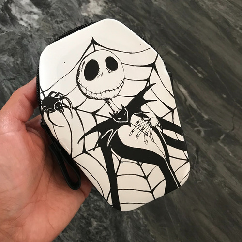 Monedero Jack Skellington Ataúd Blanco