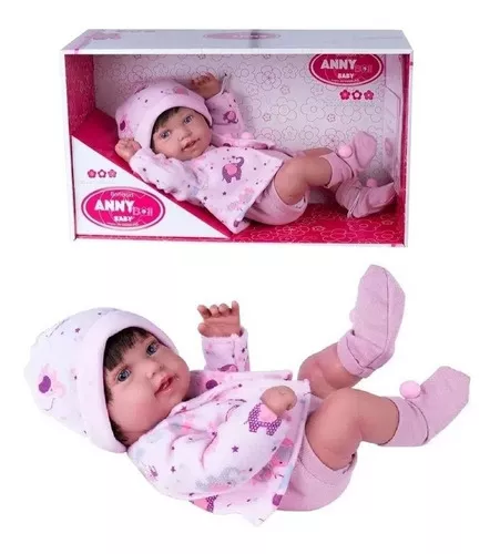 Boneca Reborn Anny Doll Baby - Cotiplás 2440 - Fabrica da Alegria
