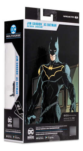 Figura De Accion Mcfarlane Dc Batman Jim Gordon Como Batman