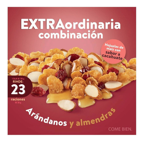 Hojuelas De Maíz Extra Arándano Con Almendras Kellog's 710 G