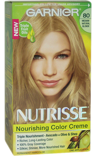 Tinte Para El Cabello Garnier Nutrisse Med Natural (80) Crem
