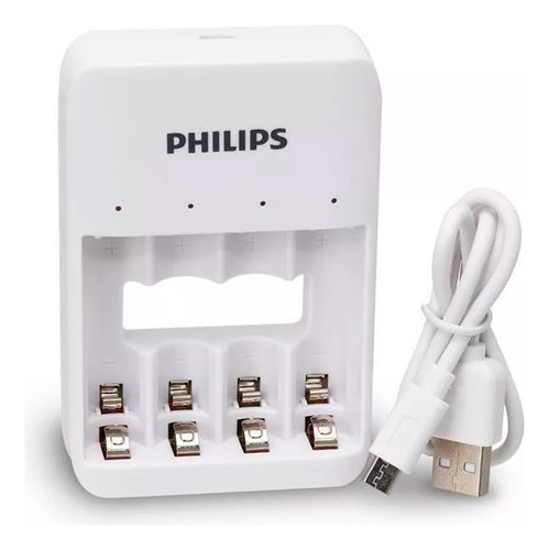 Cargador De Pilas Usb Philips Aaa Y Aa Nnet