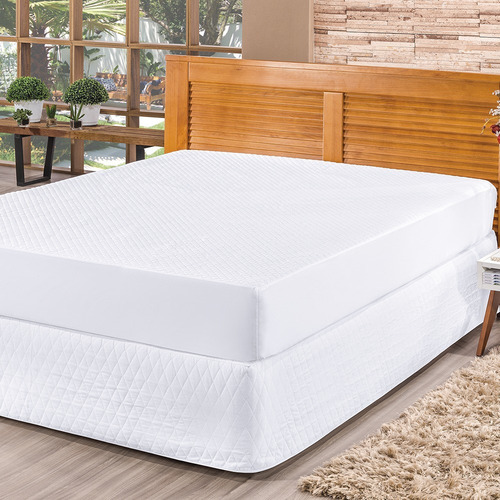 Protetor Impermeável P/ Colchão King Size Branco Ou Palha Cor Cores