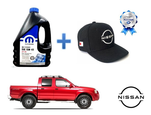 Garrafa Aceite Mopar + Gorra Nissan Frontier D22 2000 A 2009