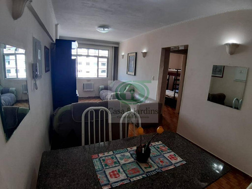 Apartamento 50 Metros Da Praia Com 2 Dormitórios Para Alugar, - José Menino - Santos/sp - Ap6603