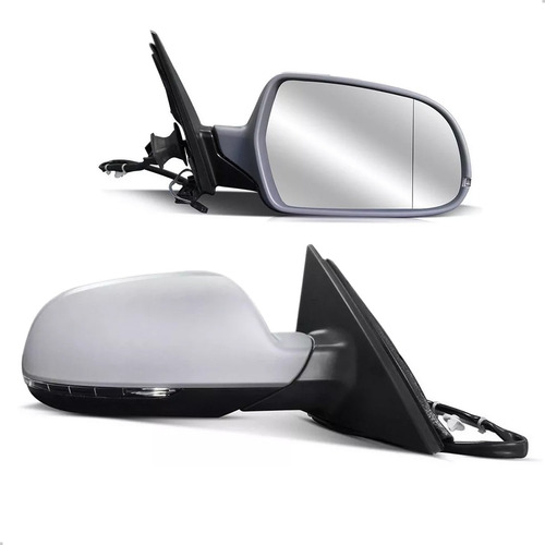 Par Retrovisor A4 2009 10 11 2012 Elétrico Com Pisca Primer