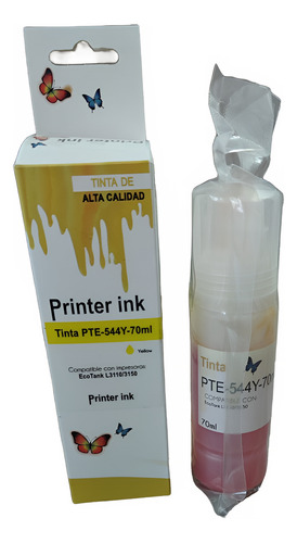 Kit 5 Tintas Genericas T544 Compatibles Epson L4150/ L4160