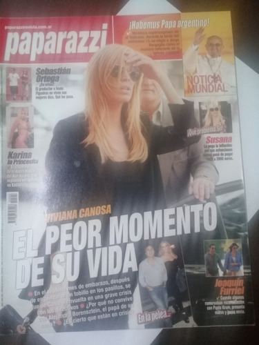 Revista **paparazzi** Nº 592 15 De Marzo De 2013