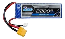 Comprar Bateria De Lipo 7.4v 2200mah 50c Com Plugue Xt60 - Modelismo