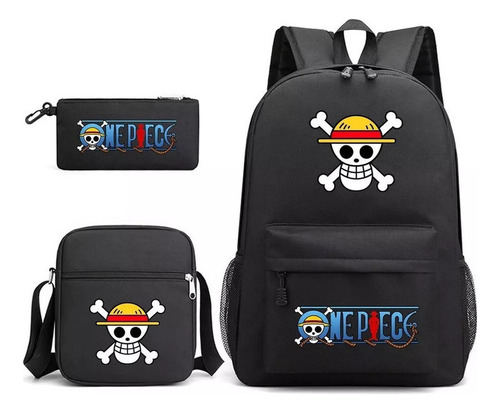 Mochila/juego Casual Grande De Anime De 3 Piezas