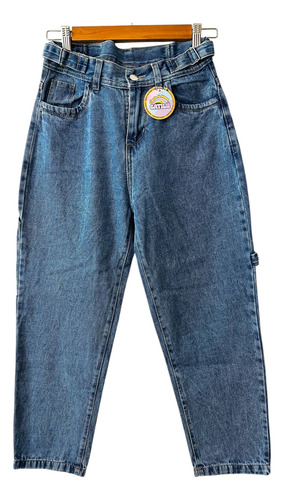 Jean Nena Buggy Holgado Hebillas Para Regular