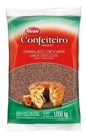 Granulado De Chocolate Horneable Confeteiro Harald 1.050kg