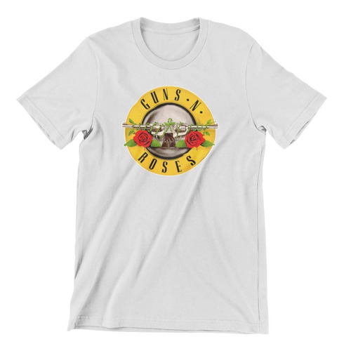 Polera - Guns N' Roses  - Logo  - Juvenil 100% Algodón