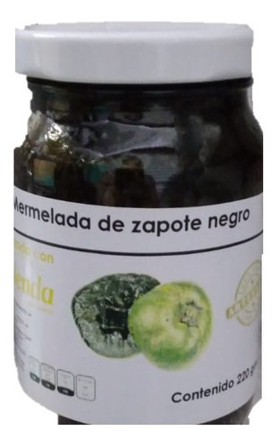 Mermelada De 220 Grm De Zapote Negro Sin Azucar Artesanal