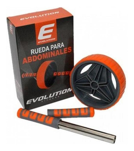 Rueda De Abdominales Evolution Plus Reforzada Naranja