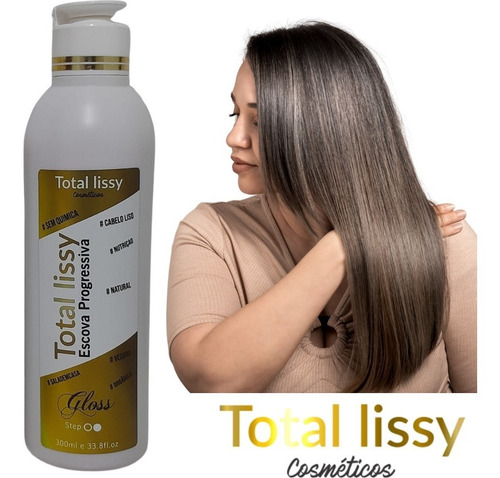 Escova Progressiva Cabelo Liso Salão De Beleza Em Sua Casa