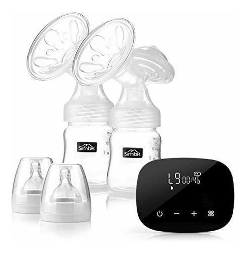 Simbr Breast Pump Electric Double(4 Modes, Strong Power Of 1