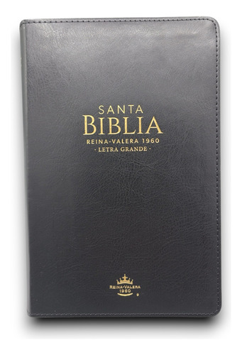Biblia Reina Valera 1960 Letra Grande Negro Con Indices