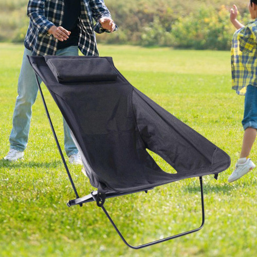 Silla Portátil Para Exteriores Con Respaldo Ajustable Para