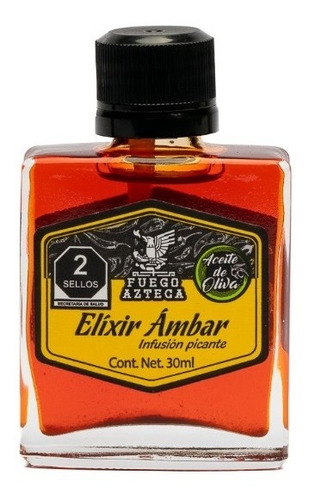 Fuego Azteca - 6-pack Elíxir Ámbar Mini - Infusión Picante