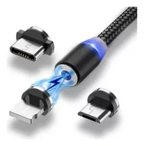 Comprar Cable Magnetico X-cable 360 Usb A Lightning Micro Usb Tipo C
