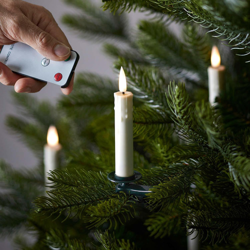 Paquete De 20 Velas De Árbol De Navidad Led Sin Llama ...