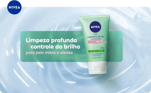 Sabonete Facial Gel Nivea Controle De Brilho Efeito Mate Momento De Aplicação Dia/noite Tipo De Pele Todo Tipo De Pele