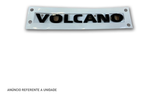 Emblema Volcano Preto Traseira Fiat Toro Diesel 2019 Genuíno