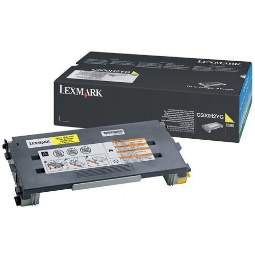 Tóner Laser Lexmark C500h2yg Yl / C500 X500 X502 Original