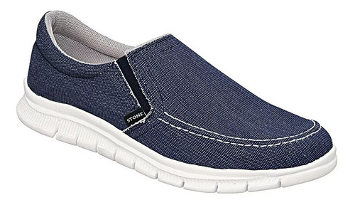 Zapatilla Stone 750 Mocasin Jean Azul - Wales