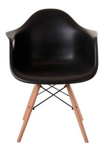 Cadeira de jantar Mobeler Kohler, estrutura de cor  preto, 1 unidade
