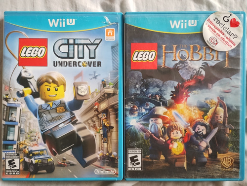 Lego City Undercover Wii U + Lego Hobbit 2x1 (Usado)
