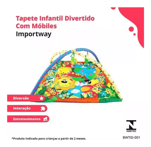 Alfombra Infantil Triángulos Multicolor