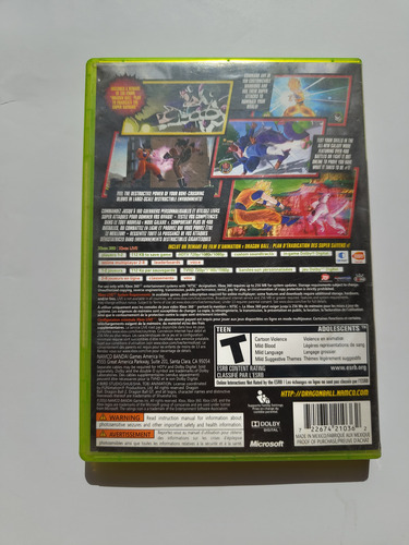 Dragon Ball Raging Blast 2 Xbox 360 (Usado)