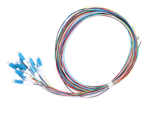 Pigtail De Fibra Óptica De 12 Hilos Lc/upc Monomodo 1.5 M