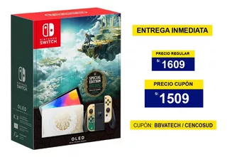 Consola Nintendo Switch Oled Zelda Tears Of The Kingdom