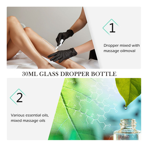 Dispensador De Botellas Con Gotero, 10 Unidades