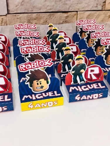 Kit com 3 modelos de Caixinhas para Lembranças no tema Roblox