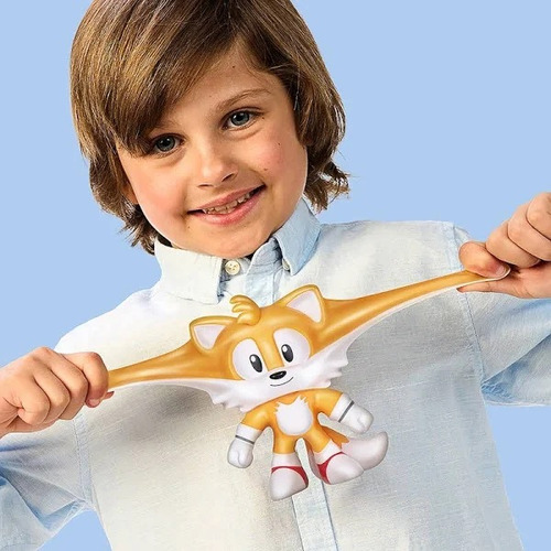 Herois Goo Jit Zu Tails Boneco Elastico Sonic Sunny